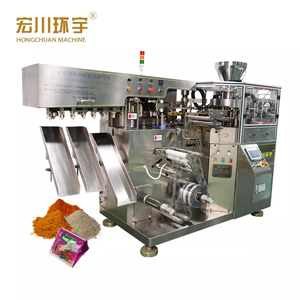 HC-500 1-50g High speed multi-function seasoning chili powder salt pepper soup sachet filling machine