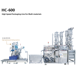 HC-600M  High Speed Dehydrated Vegetables Mixed Dried Vegetable Instant Noodles Seasoning Powder Small Pouch Packing Packaging Machine
