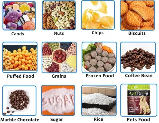HC-320C/420C  Automatic potato chips snack puffed food packing machine vertical cereal popcorn pistachio lentil sachet packing machine - Vertical packaging machines - 5