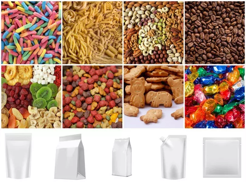 CE certification Automatic zip lock bag premade stand up pouch packaging machine Chips/Nuts/Snacks/Beans/Seeds packing machine - Granule - 1