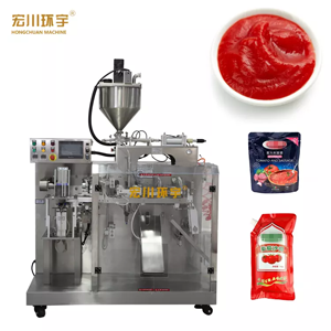 Sachet packing machine for tomatoes and ketchup automatic doypack stand up liquid packing machine