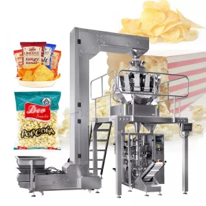 High quality Vertical plantain chips/mini cookies /Roasted peanut /cashews automatic packing machine with nitrogen flushing