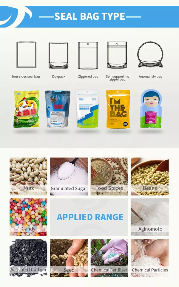 High quality fully automatic nut potato granule horizontal premade bag packing machine from China - Granule - 2