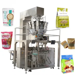 CE certification Automatic zip lock bag premade stand up pouch packaging machine Chips/Nuts/Snacks/Beans/Seeds packing machine
