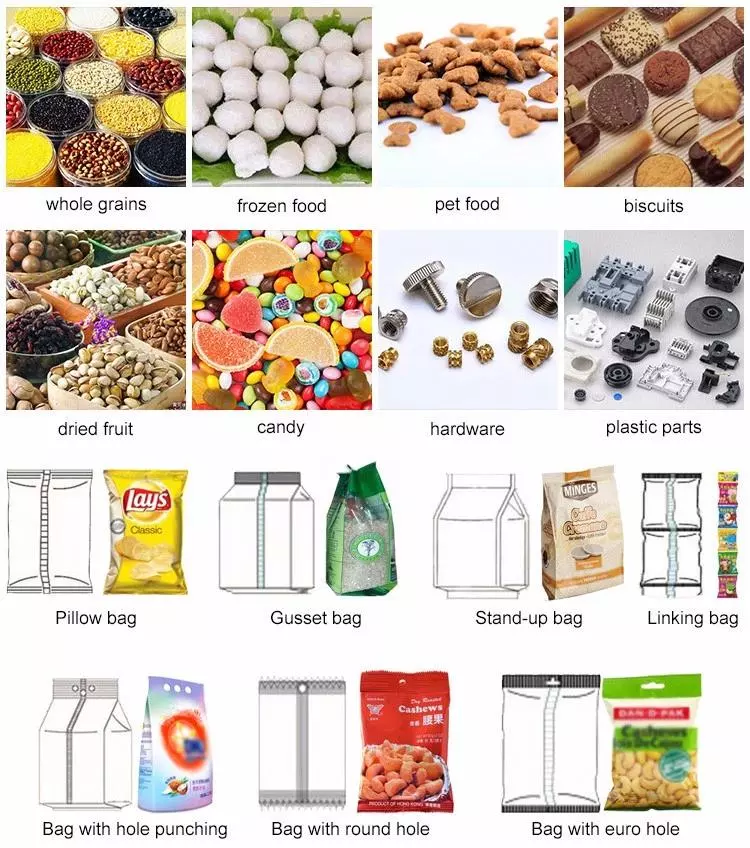 High quality Vertical plantain chips/mini cookies /Roasted peanut /cashews automatic packing machine with nitrogen flushing - Granule Weighing Packinng Machine - 1