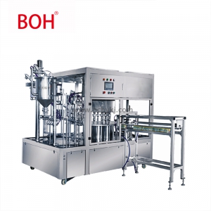 HC-6000  Spout Stand up Pouch Filling Sealing Capping Machine 