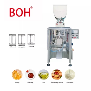 HC-320L Washing Liquid Detergent Hand Sanitizer Gel Multi-function Rolling Film Applied Liquid Packing Machine